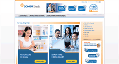 Desktop Screenshot of ebanking.dongabank.com.vn