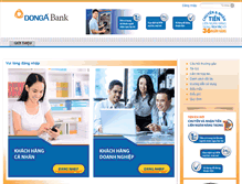 Tablet Screenshot of ebanking.dongabank.com.vn